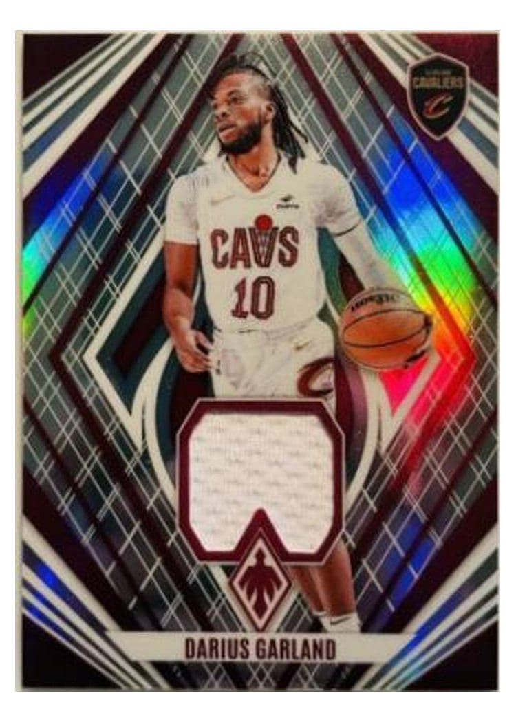 2023-24 Panini Phoenix Veteran Materials Darius Garland #VM-GAR card