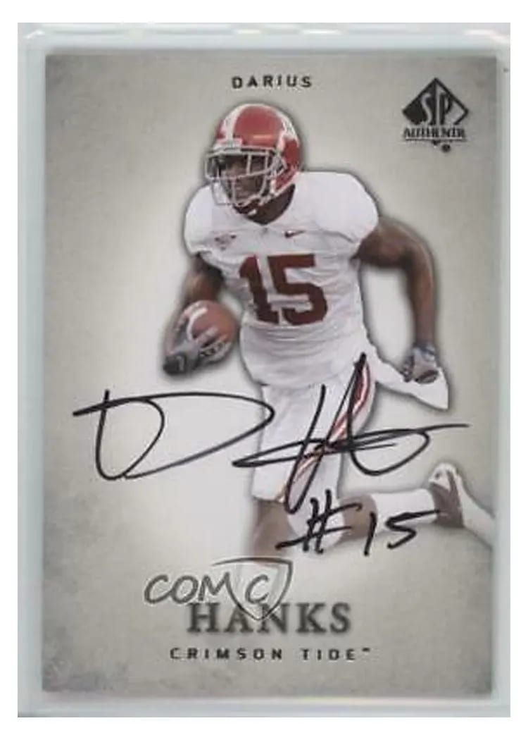 2012 SP Authentic Darius Hanks #8 card