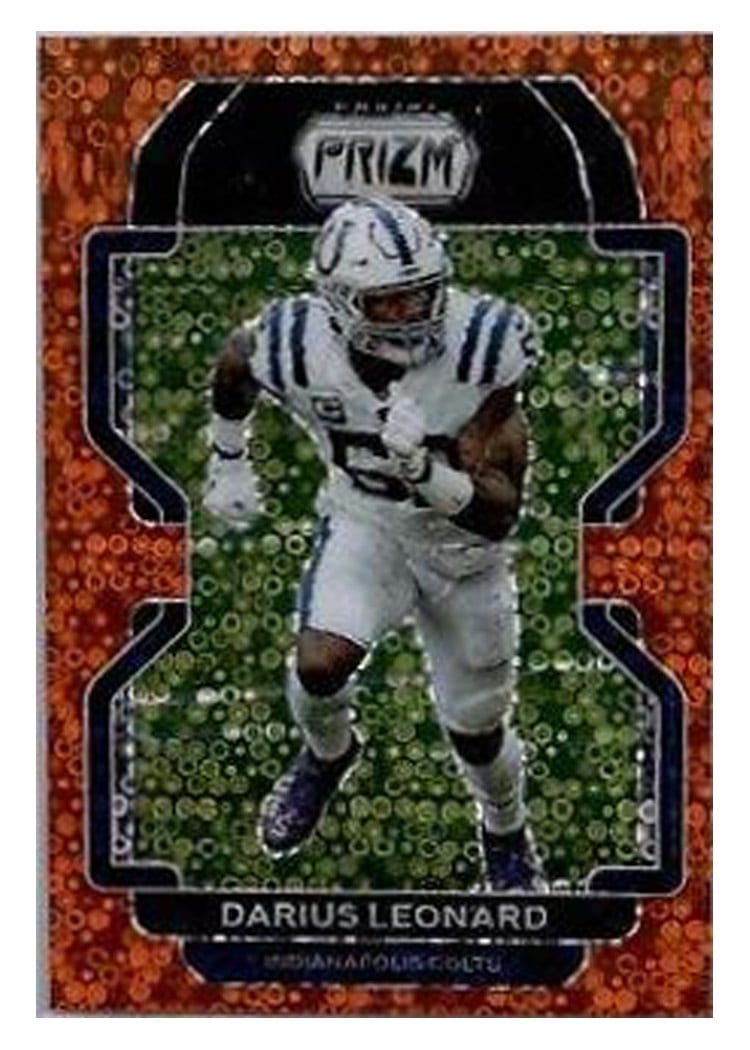 2021 Panini Prizm Base Set Darius Leonard #27 card