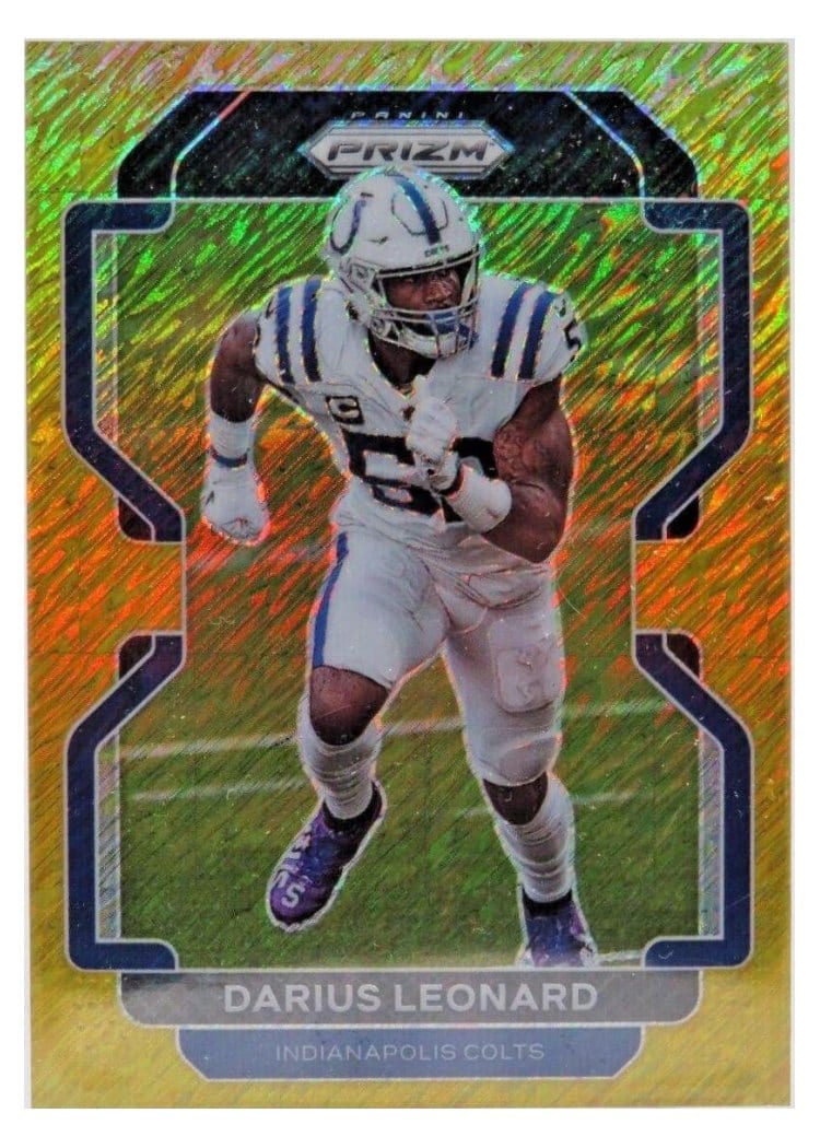 2021 Panini Prizm Base Set Darius Leonard #27 card