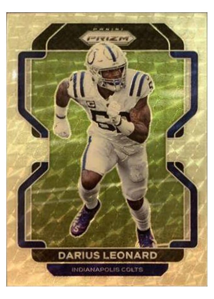 2021 Panini Prizm Base Set Darius Leonard #27 card
