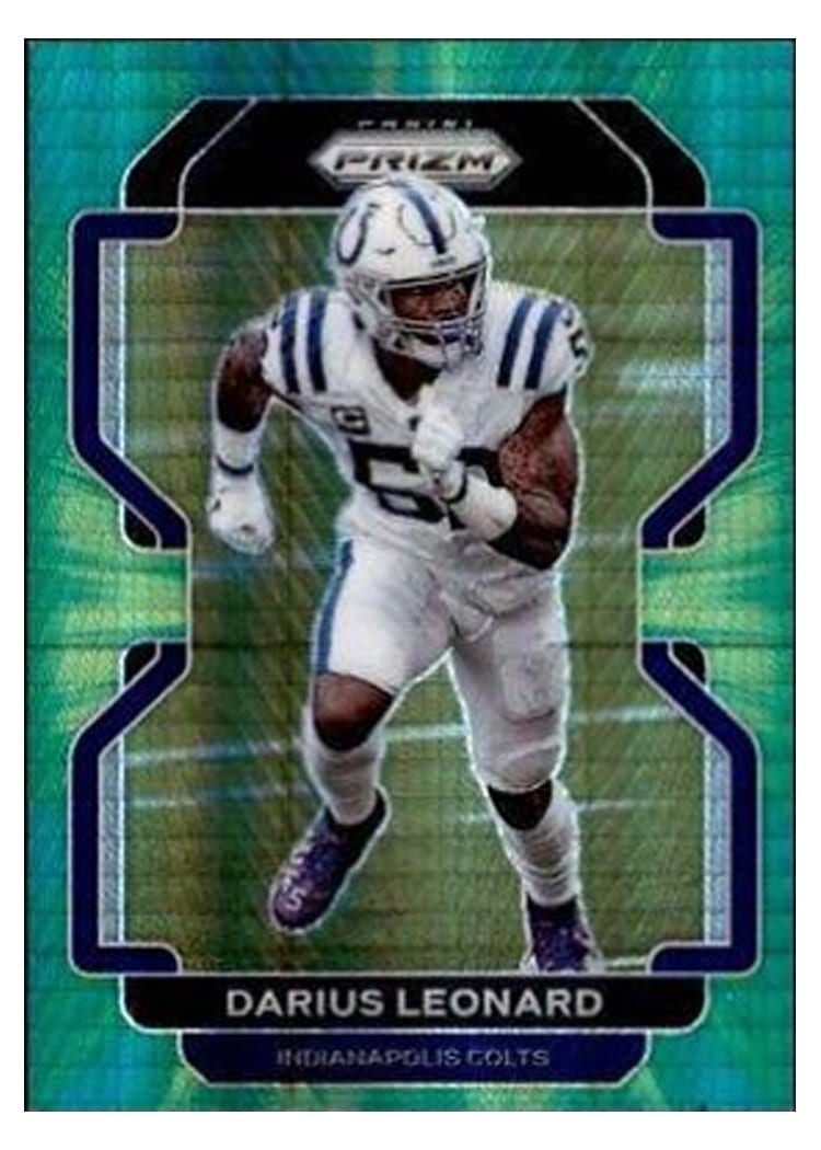 2021 Panini Prizm Base Set Darius Leonard #27 card