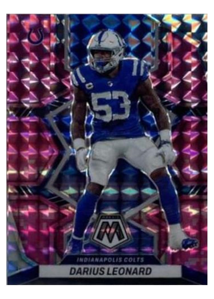 2022 Panini Mosaic Base Set Darius Leonard #86 card