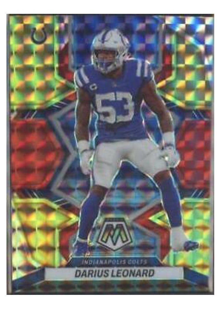 2022 Panini Mosaic Base Set Darius Leonard #86 card