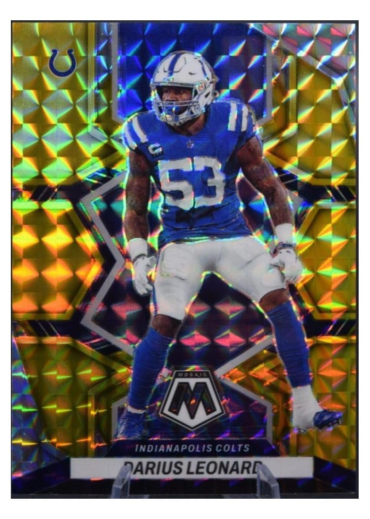 2022 Panini Mosaic Base Set Darius Leonard #86 card