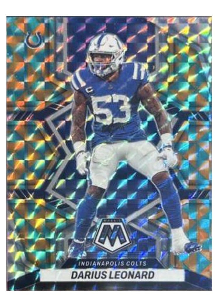 2022 Panini Mosaic Base Set Darius Leonard #86 card
