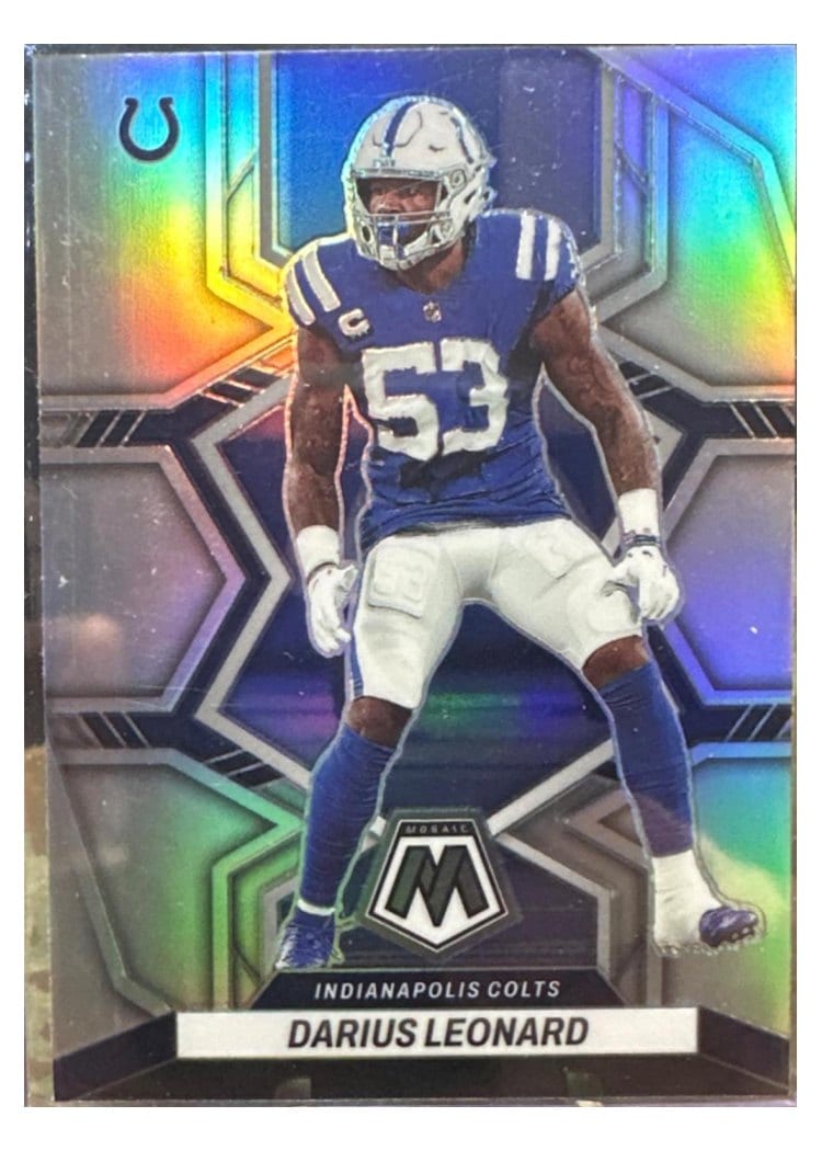 2022 Panini Mosaic Base Set Darius Leonard #86 card