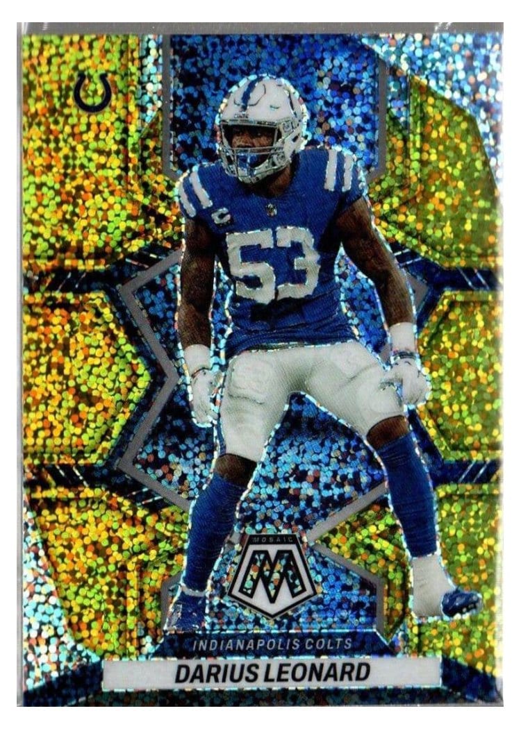 2022 Panini Mosaic Base Set Darius Leonard #86 card