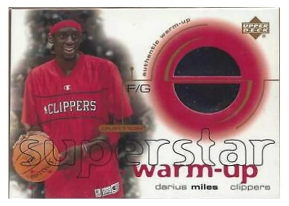 2001 Upper Deck Ovation Darius Miles #34 card