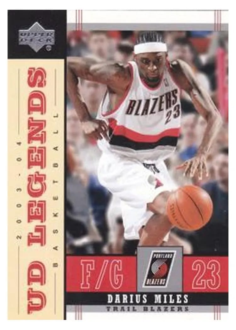 2003 Upper Deck Legends Darius Miles #70 card