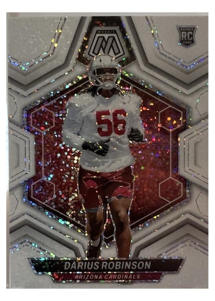 2024 Panini Mosaic Base Set Darius Robinson White Sparkle #327 card