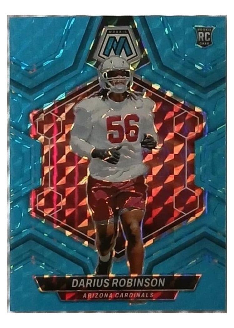 2024 Panini Mosaic Base Set Darius Robinson #327 card