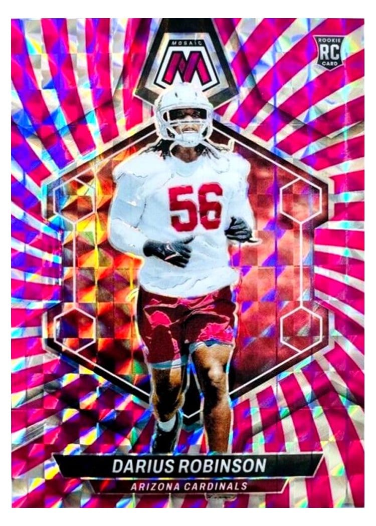 2024 Panini Mosaic Base Set Darius Robinson #327 card