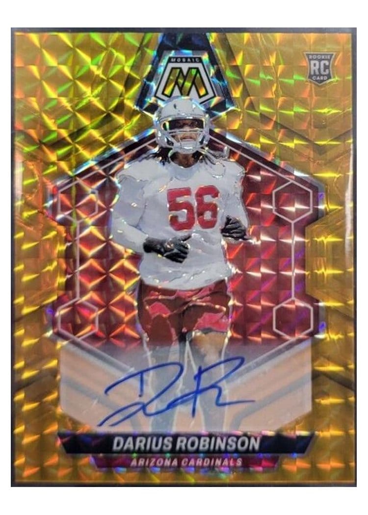 2024 Panini Mosaic Base Set Darius Robinson #327 card