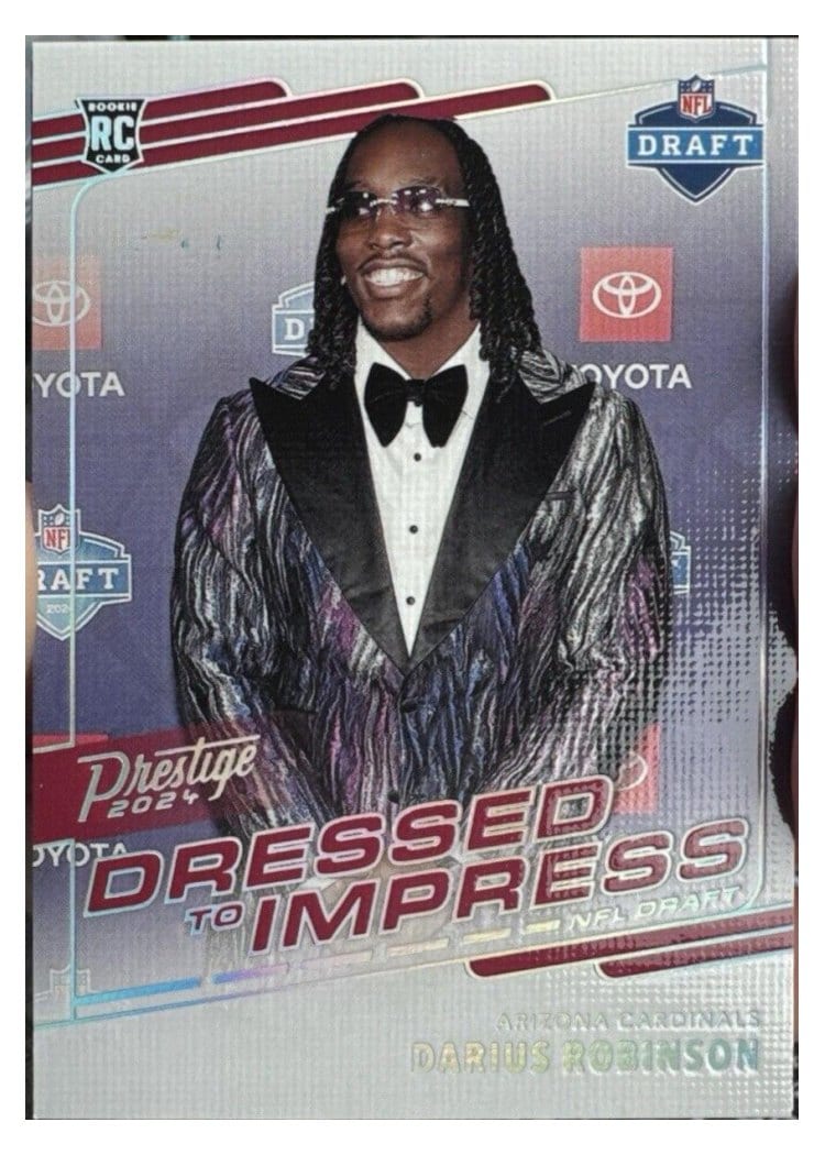 2024 Panini Prestige Dress to Impress NFL Draft Darius Robinson #DTI-DRN card