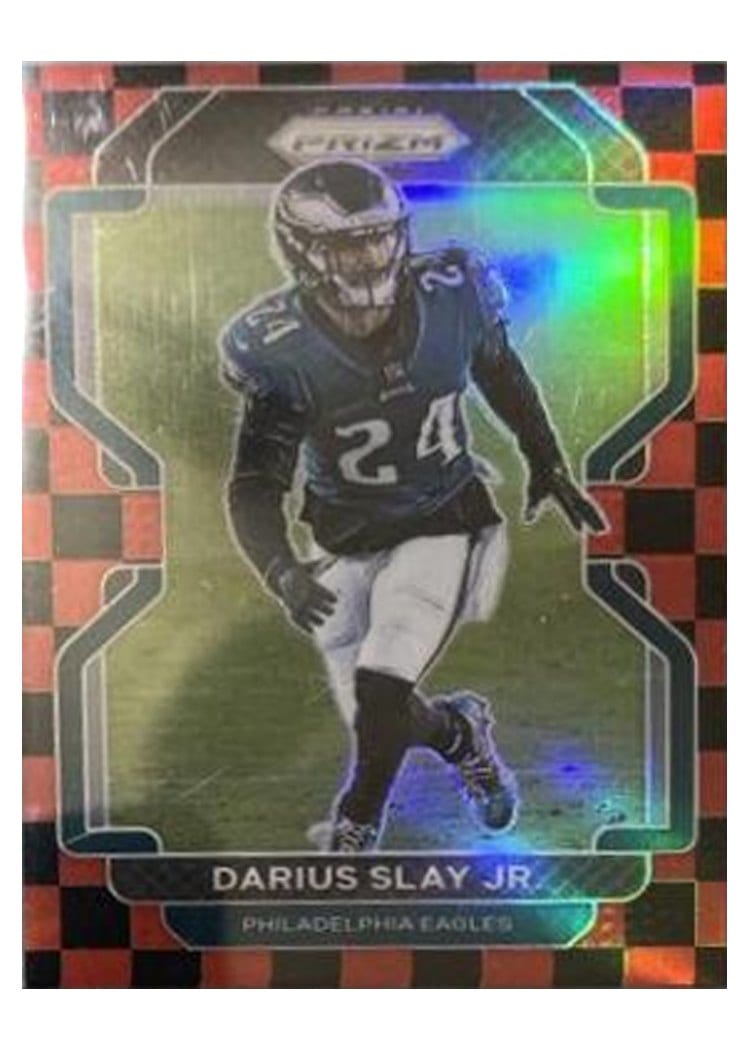 2021 Panini Prizm Base Set Darius Slay Jr. Black and Red Checker Prizm #224 card
