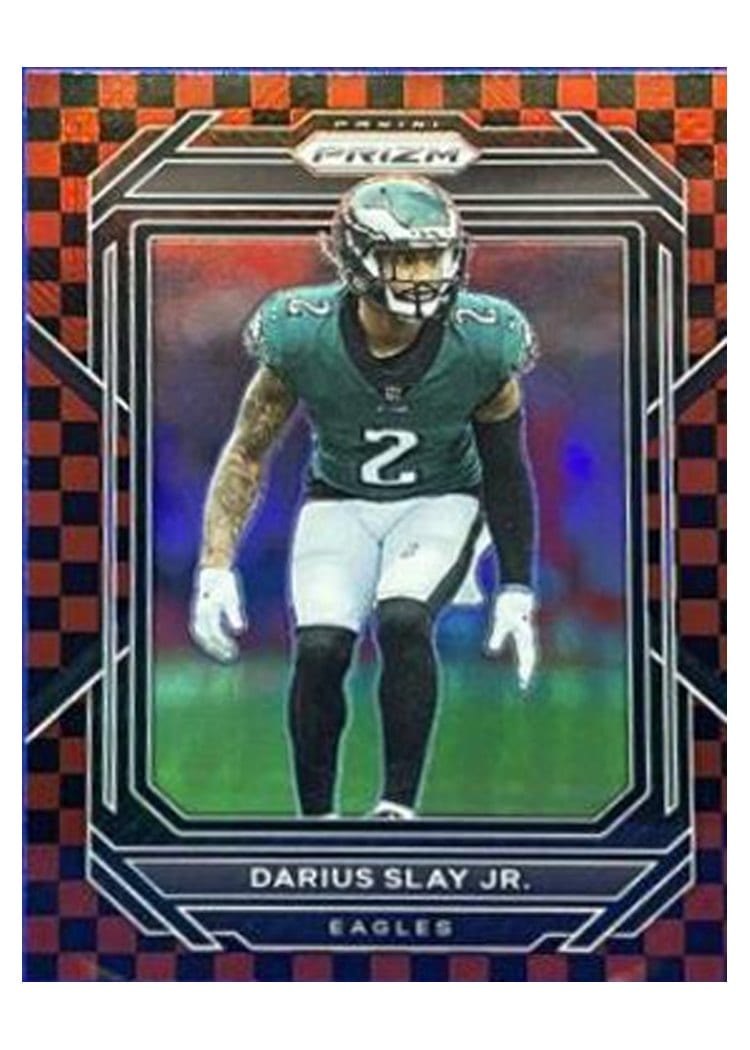 2022 Panini Prizm Base Set Darius Slay Jr. Black Red Checker #240 card