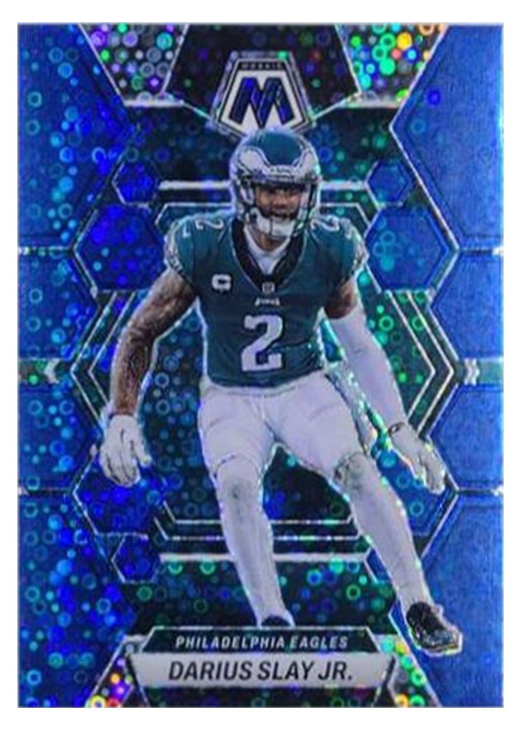 2023 Panini Mosaic Base Set Darius Slay Jr. No Huddle Blue #198 card