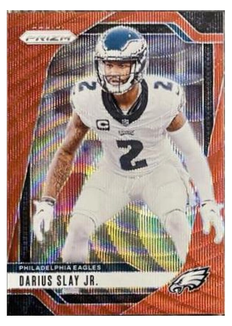 2024 Panini Prizm Base Set Darius Slay Jr. Red Wave #235 card