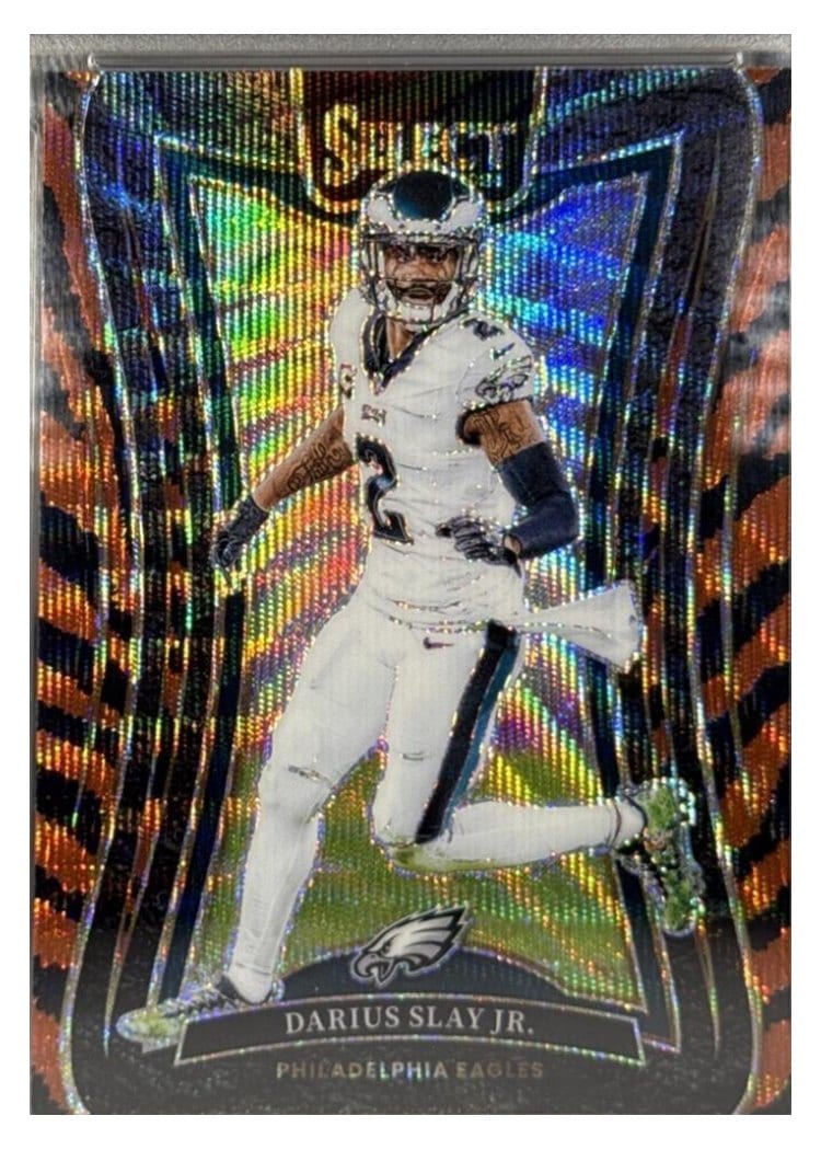 2024 Panini Select Base Set Darius Slay Jr. Tiger Prizm #324 card