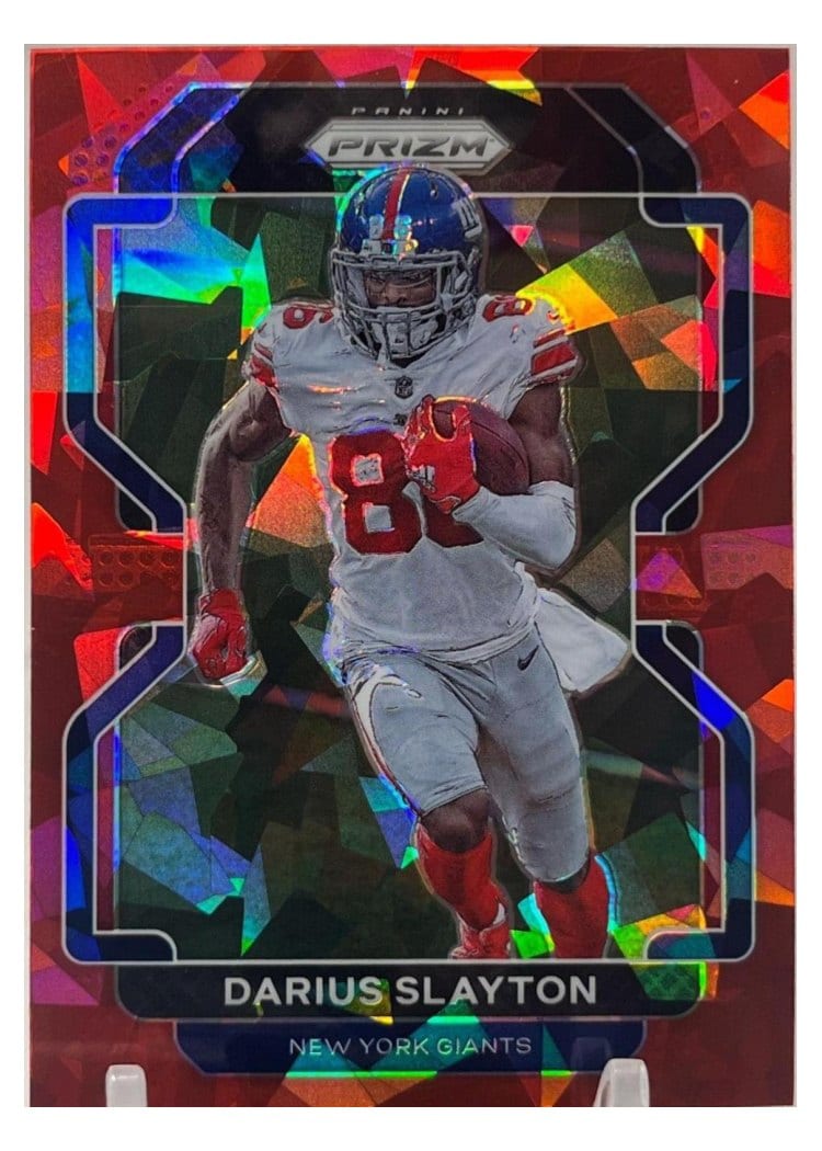 2021 Panini Prizm Base Set Darius Slayton Green Ice Prizm #228 card