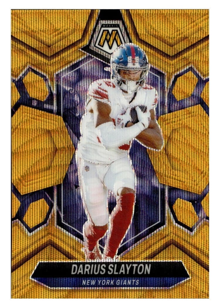 2024 Panini Mosaic Base Set Darius Slayton #165 card