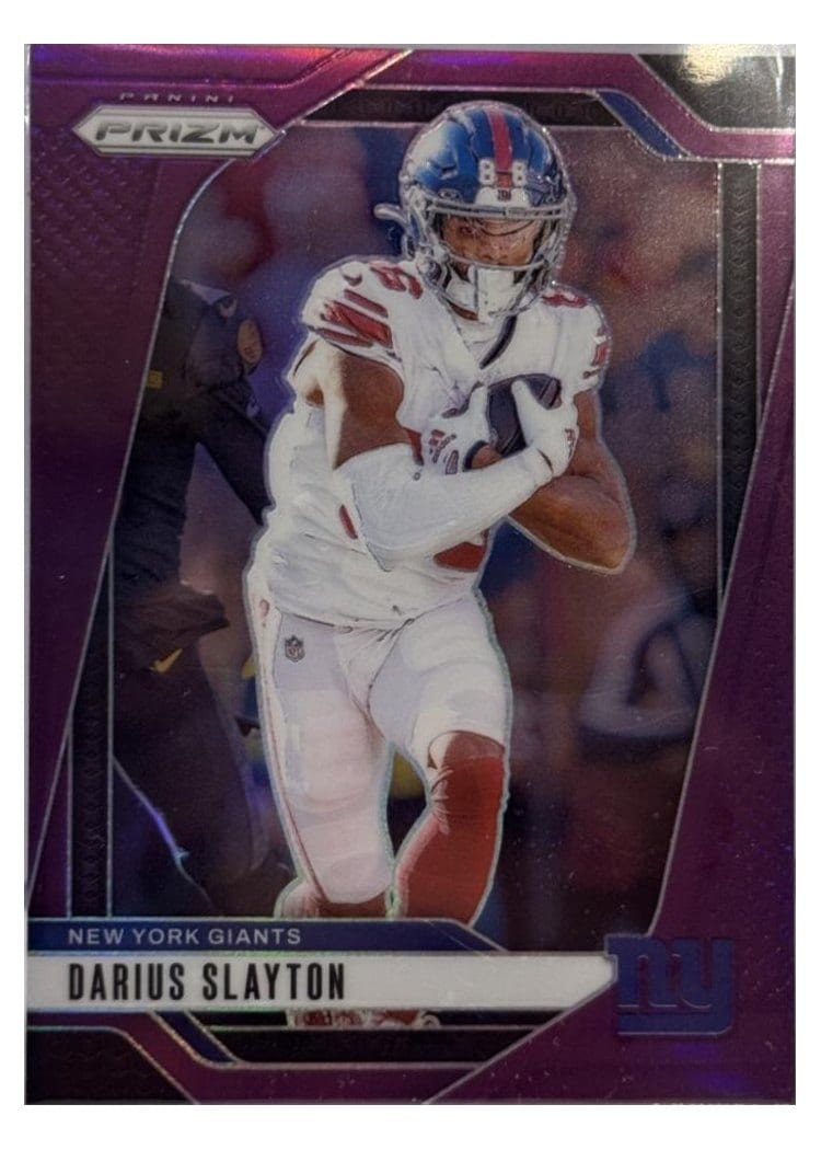 2024 Panini Prizm Base Set Darius Slayton #214 card