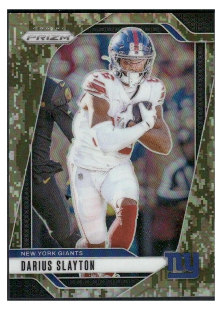 2024 Panini Prizm Base Set Darius Slayton Forest Camo #214 card