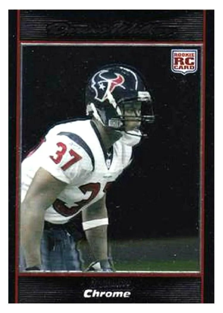 2007 Bowman Chrome Darius Walker #BC18 card