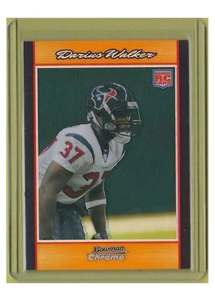 2007 Bowman Chrome Darius Walker #BC18 card
