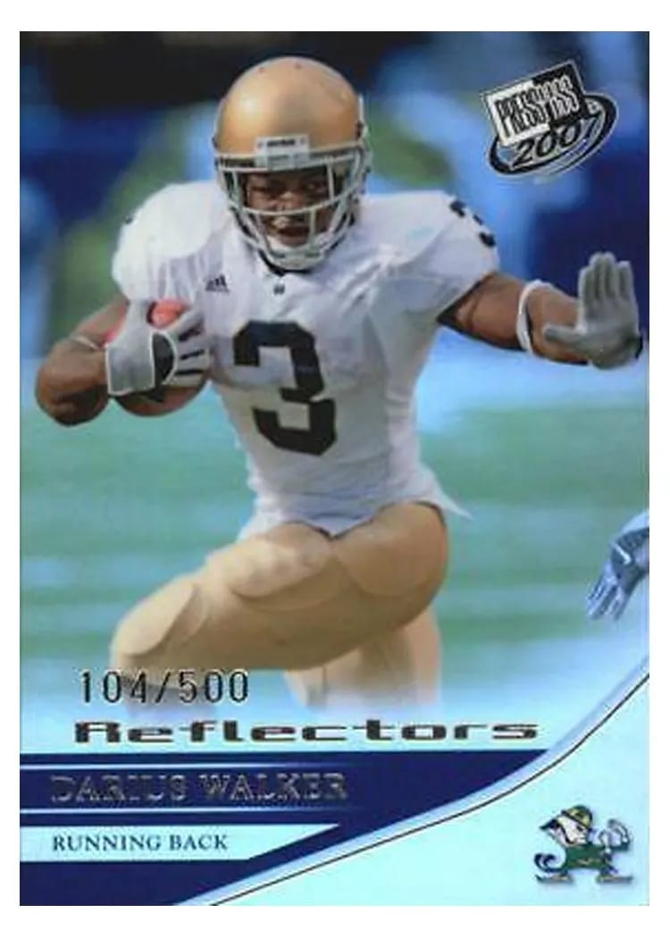 2007 Press Pass Darius Walker #36 card