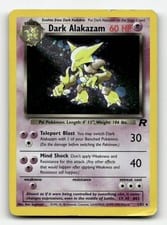 Dark Alakazam Team Rocket card