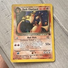 Dark Charizard Team Rocket card