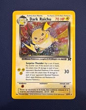 Dark Raichu Team Rocket card