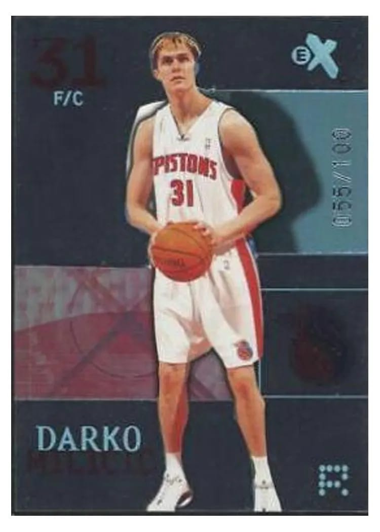 2003 Fleer E-X Darko Milicic #100 card