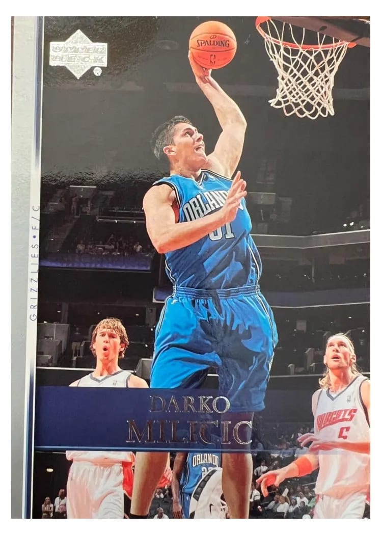2007 Upper Deck Darko Milicic #162 card
