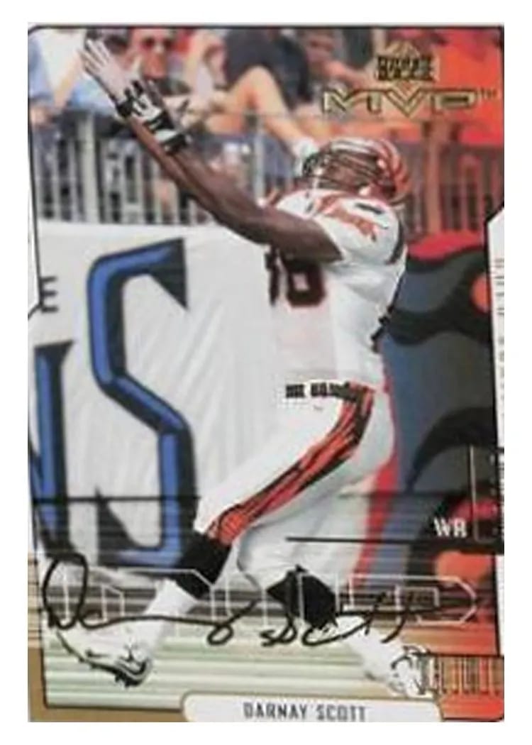 2000 Upper Deck MVP Darnay Scott #36 card