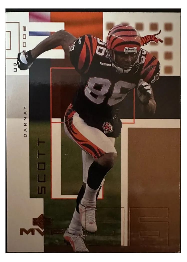 2002 Upper Deck MVP Darnay Scott #47 card