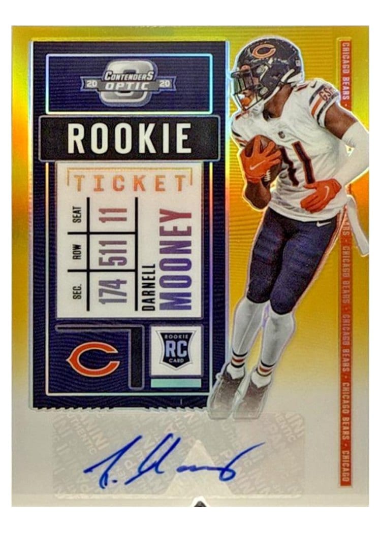 2020 Panini Contenders Optic Base Set Darnell Mooney #191 card
