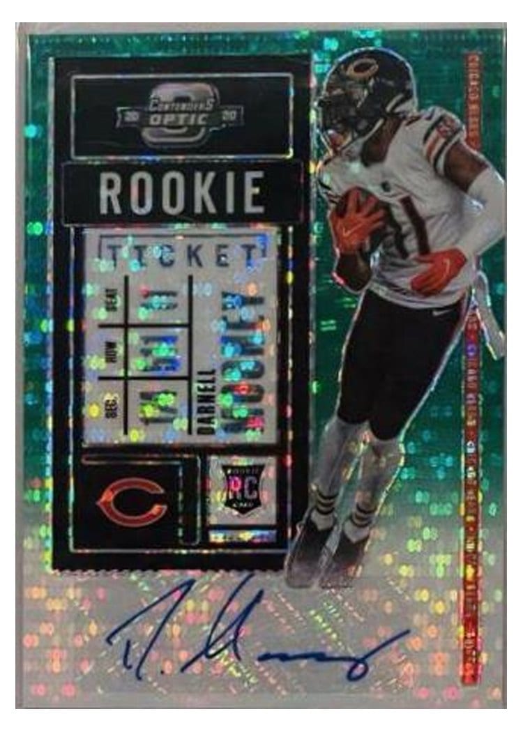 2020 Panini Contenders Optic Base Set Darnell Mooney #191 card