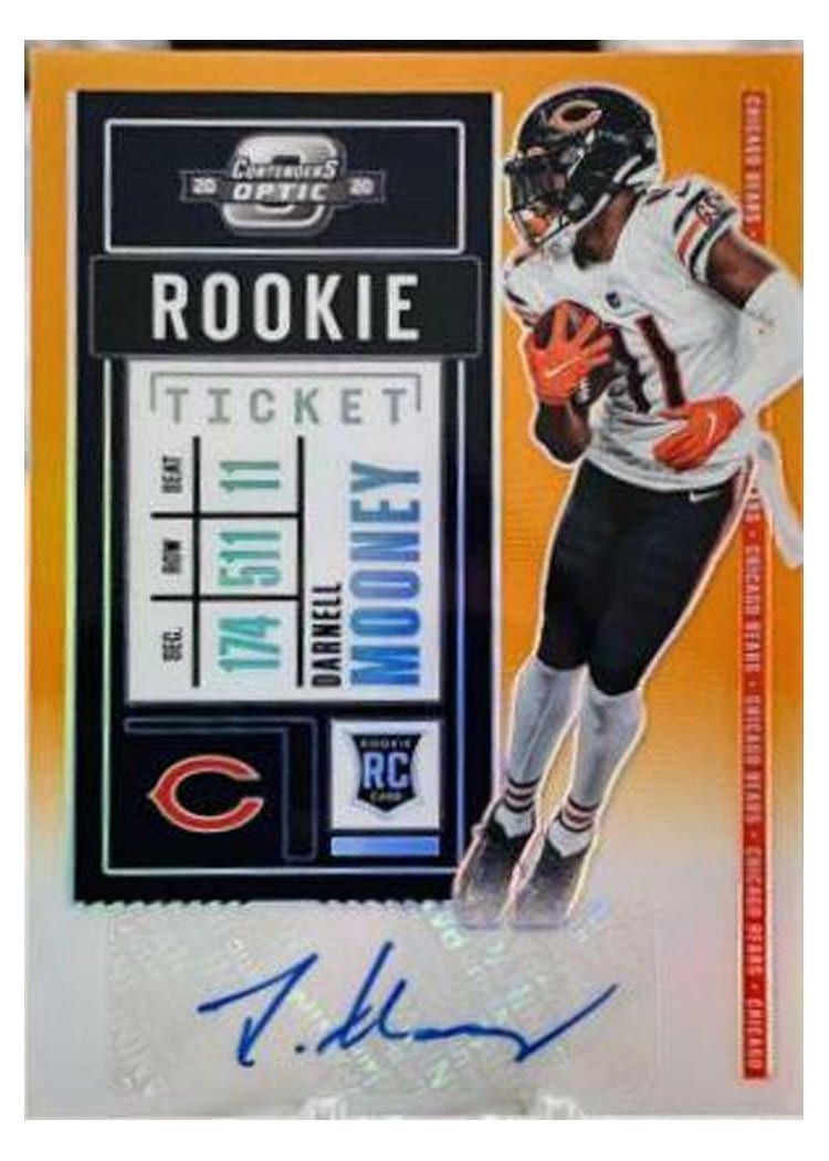 2020 Panini Contenders Optic Base Set Darnell Mooney #191 card