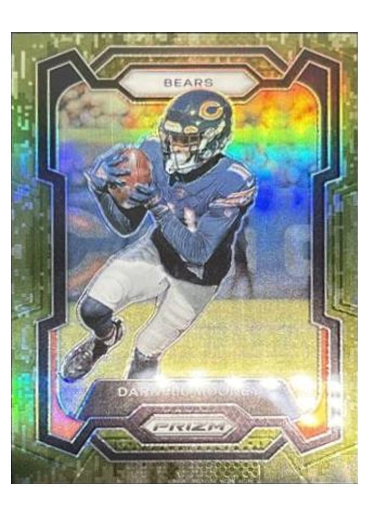 2021 Panini Prizm Base Set Darnell Mooney Forest Camo Prizm #157 card