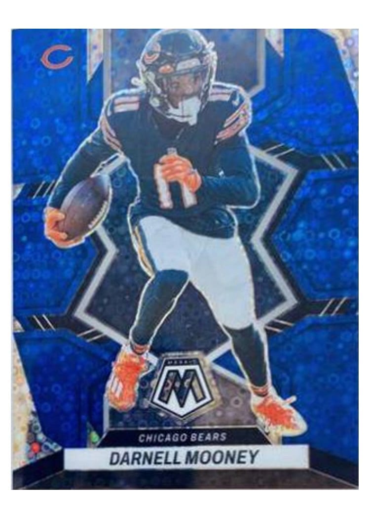 2022 Panini Mosaic Base Set Darnell Mooney No Huddle Blue #35 card