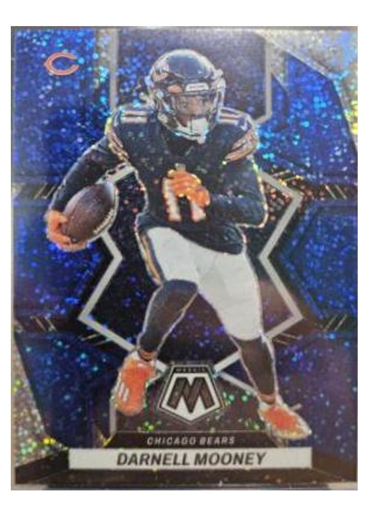 2022 Panini Mosaic Base Set Darnell Mooney Blue Sparkle #35 card