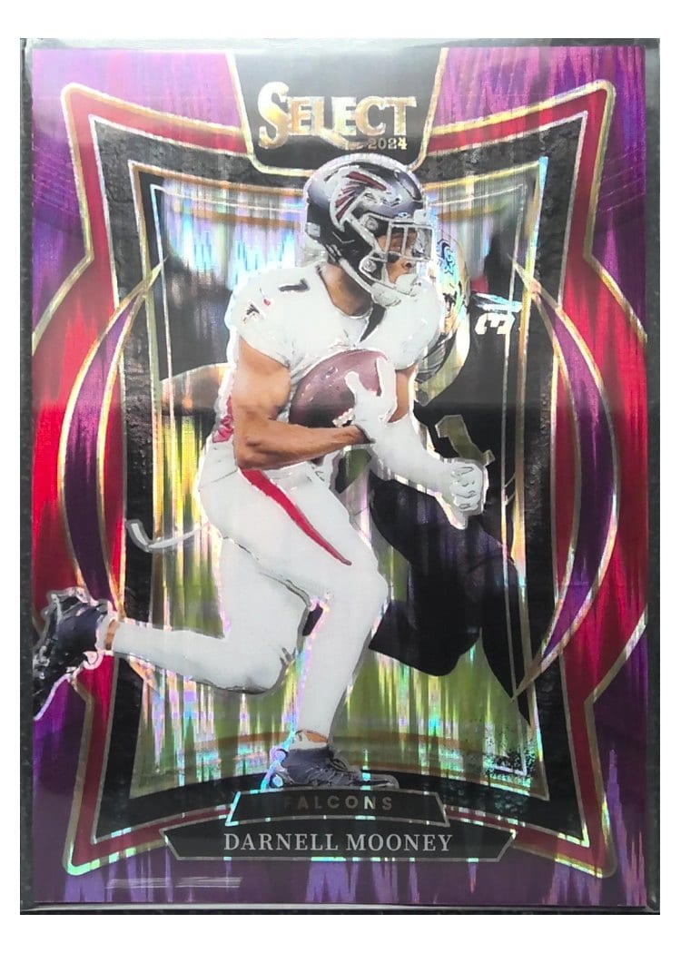 2024 Panini Select Base Set Darnell Mooney Purple Prizm Shock #44 card