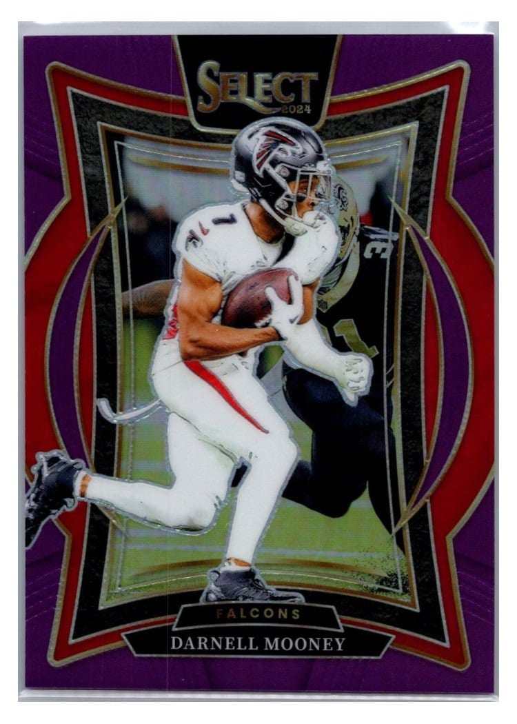 2024 Panini Select Base Set Darnell Mooney Purple Prizm #44 card