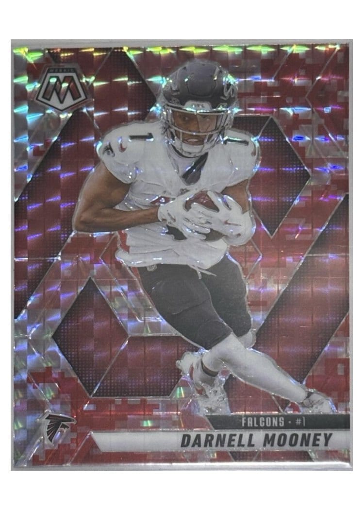 2025 Panini Mosaic Base Set Darnell Mooney Camo Red #25 card