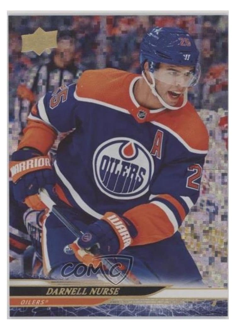 2024-25 Upper Deck Base Set Darnell Nurse Speckled Rainbow #76 card