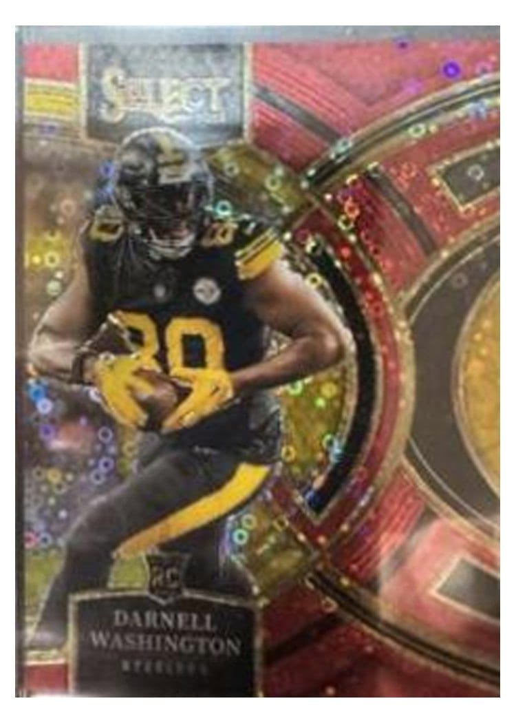 2023 Panini Select Base Set Darnell Washington Disco Red Prizm #130 card