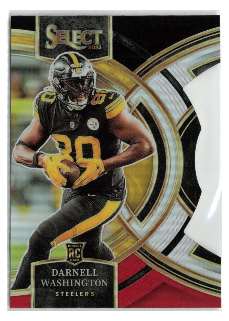 2023 Panini Select Base Set Darnell Washington Black Prizm #130 card